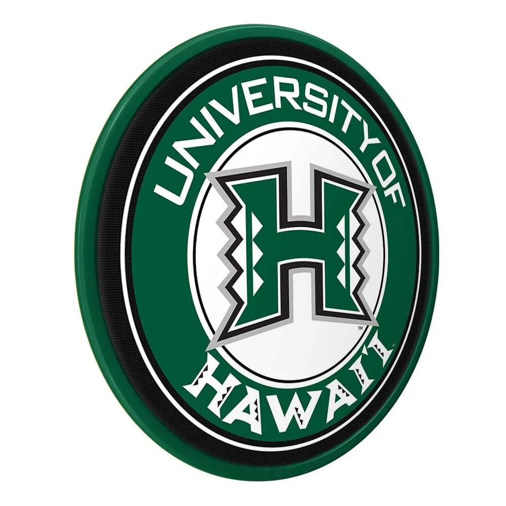Hawaii Rainbow Warriors: Modern Disc Wall Sign