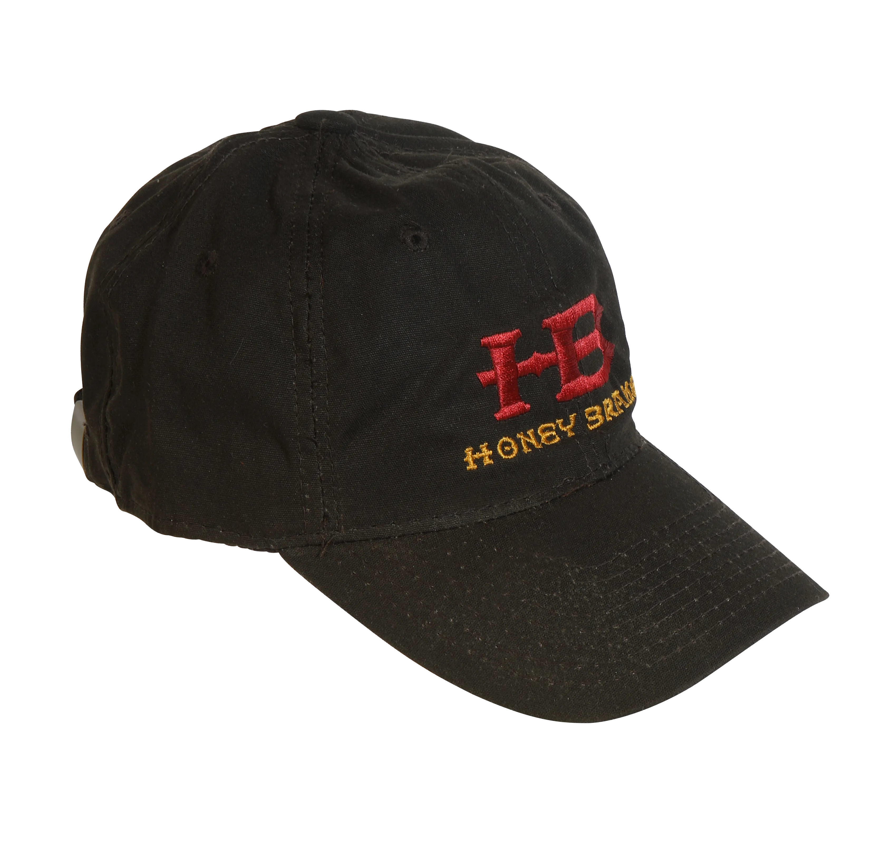 HB Solid Brown Waxed Canvas Unstructured Hat