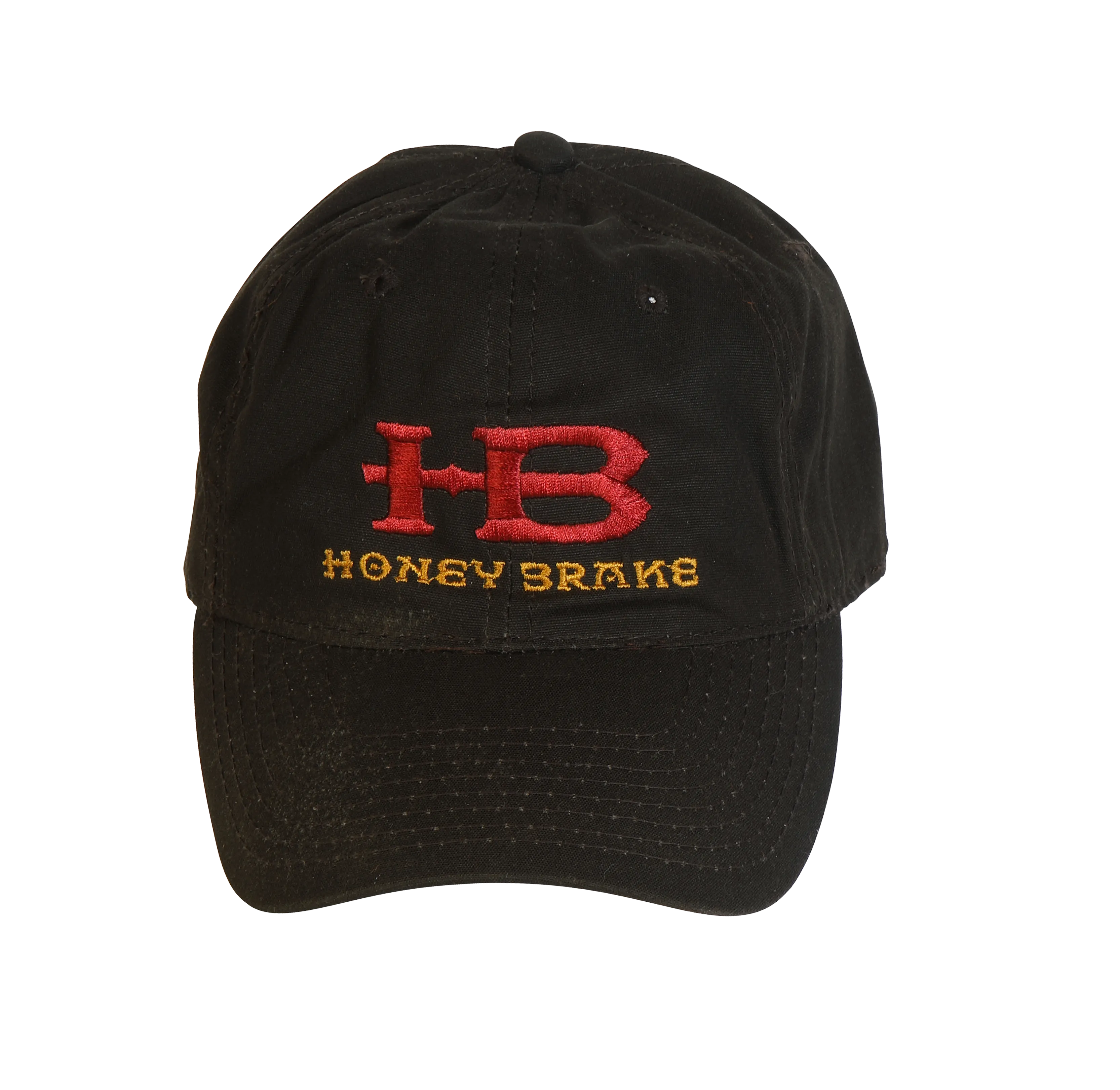 HB Solid Brown Waxed Canvas Unstructured Hat