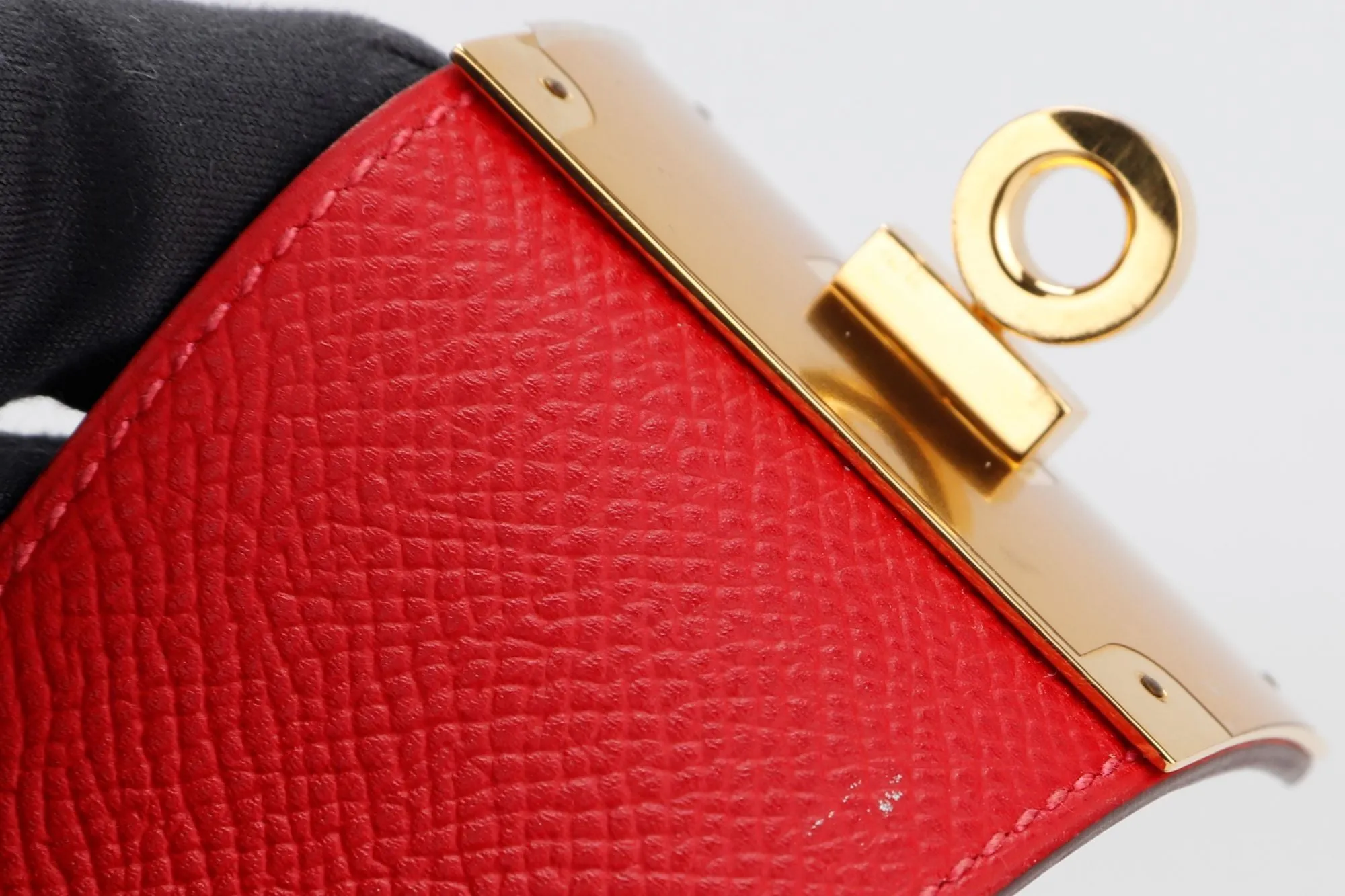 Hermes Kelly Extreme Rouge Casaque Color, Epsom Leather, Gold Hardware