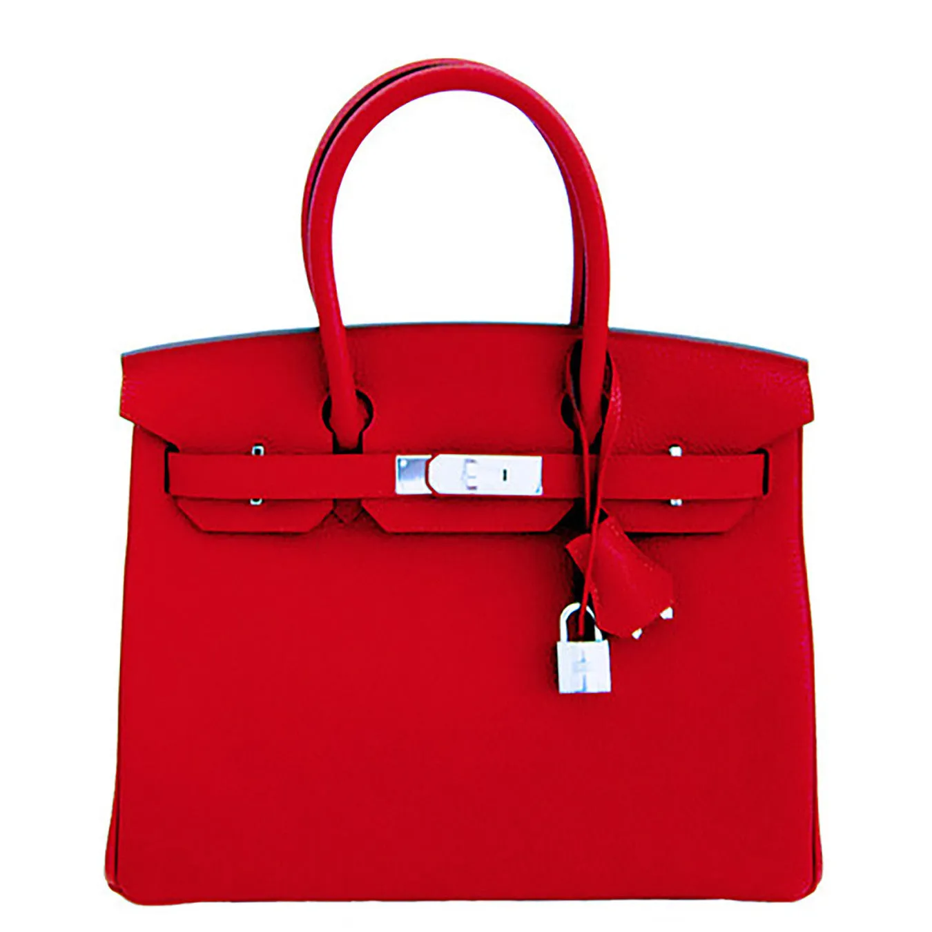 Hermes Vermillion 30cm Togo Birkin PHW