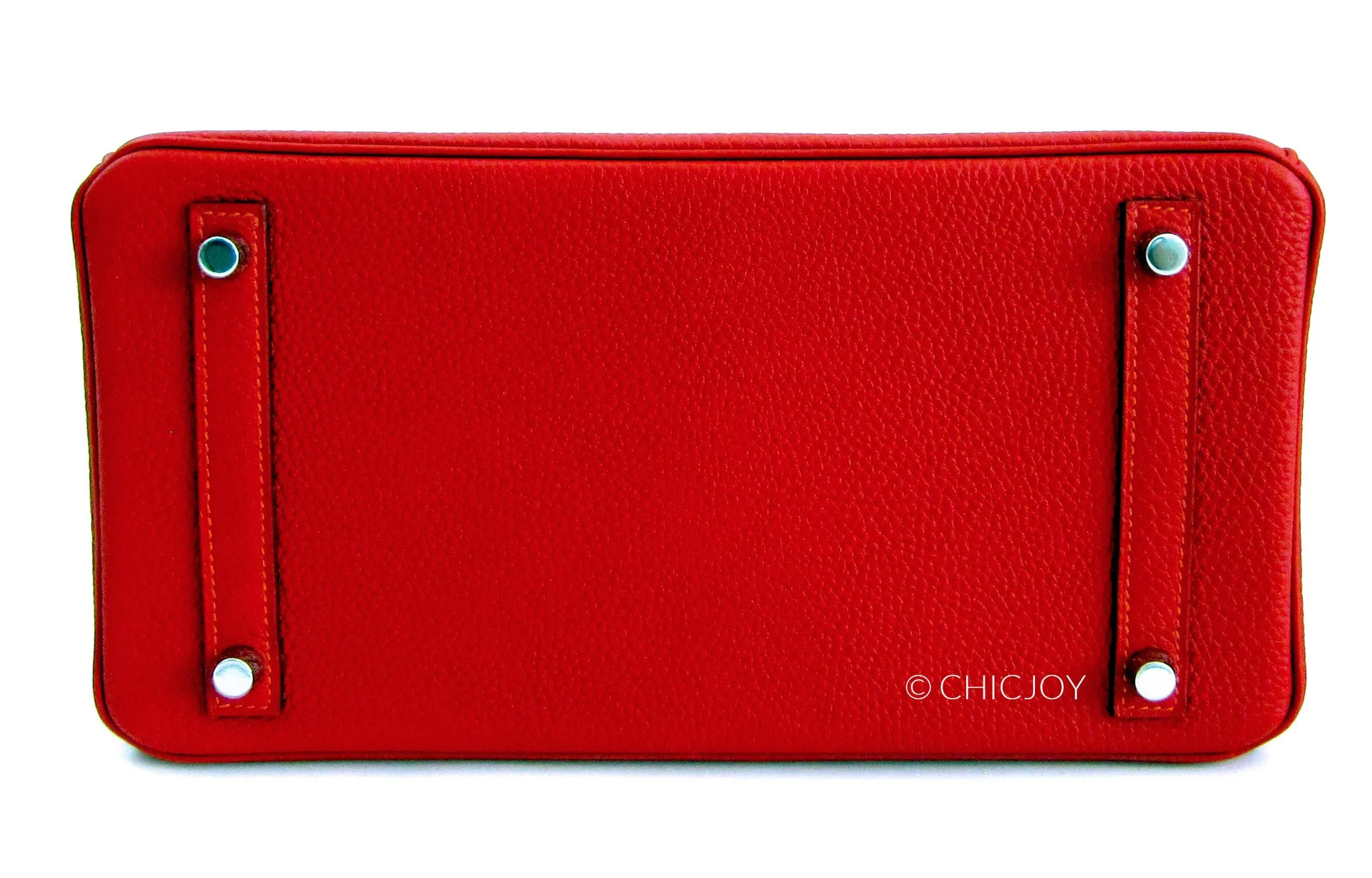 Hermes Vermillion 30cm Togo Birkin PHW