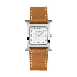 HEURE H - SUNBURST WHITE MEDIUM WATCH