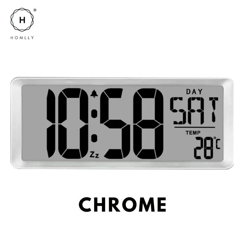 Homlly Large Digital Alarm Clock w Date (36*15cm)