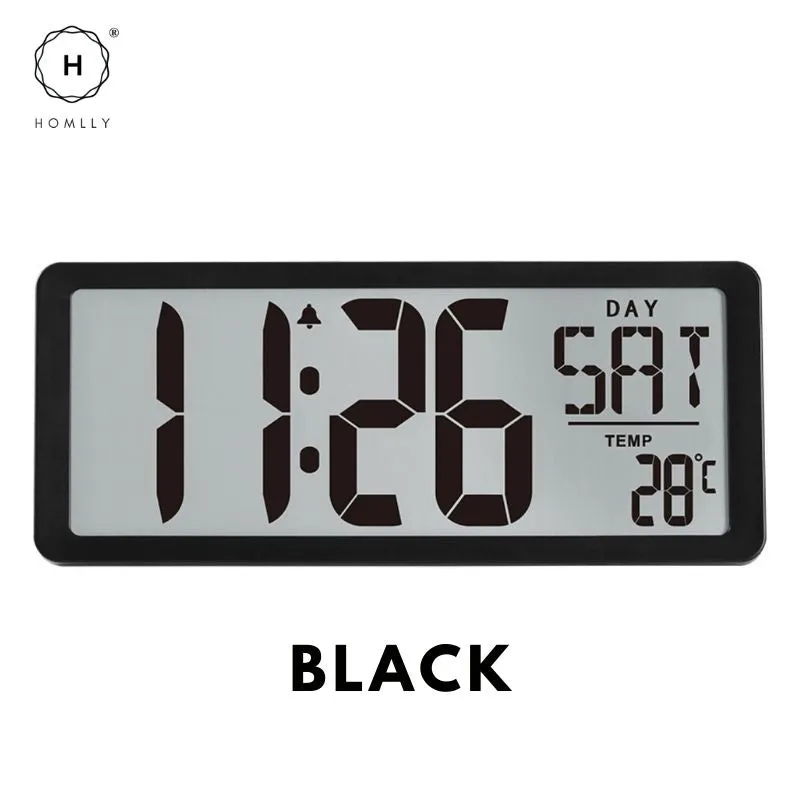Homlly Large Digital Alarm Clock w Date (36*15cm)