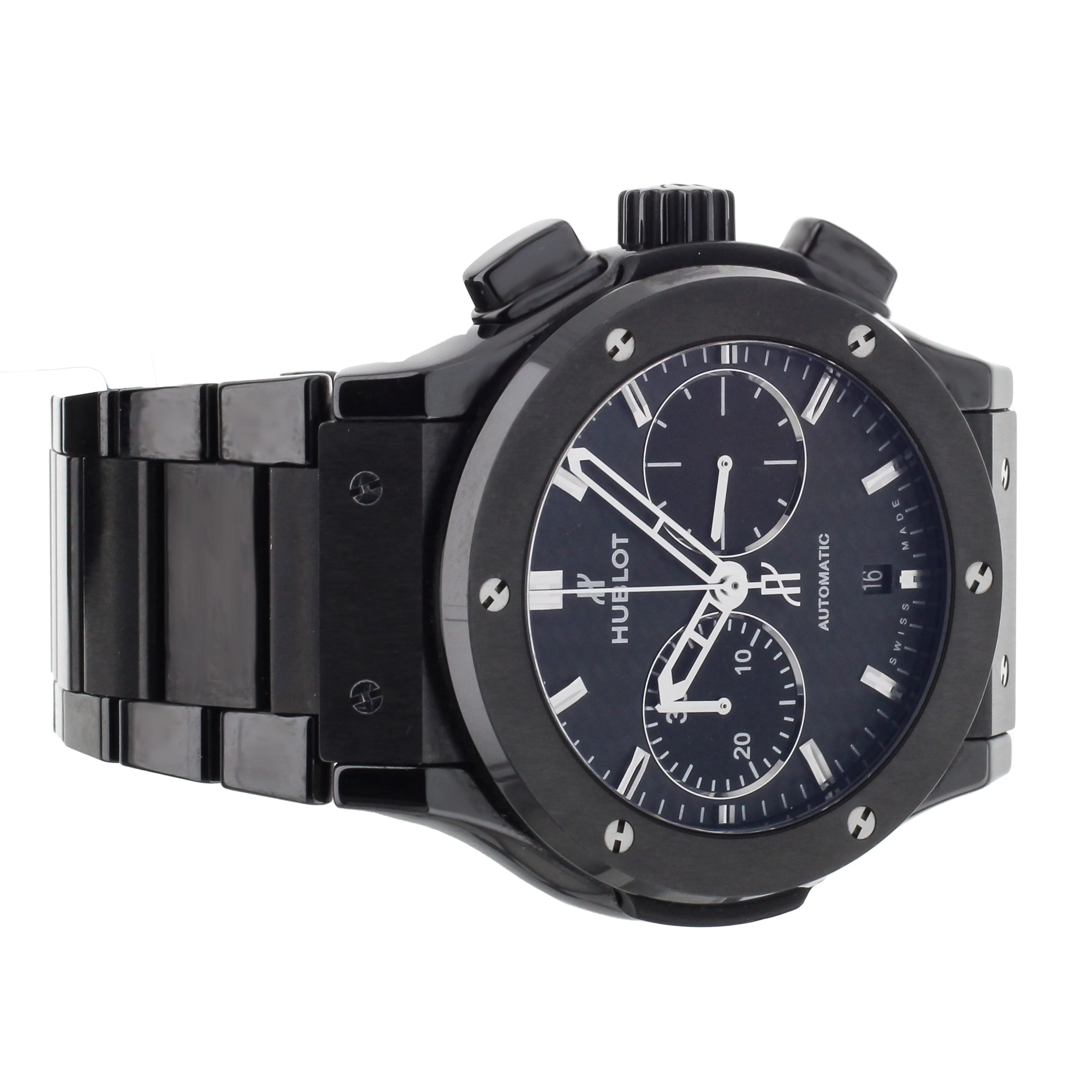 Hublot Classic Fusion Chronograph Black Magic Ceramic Dial 45mm 520.CM.1170.CM
