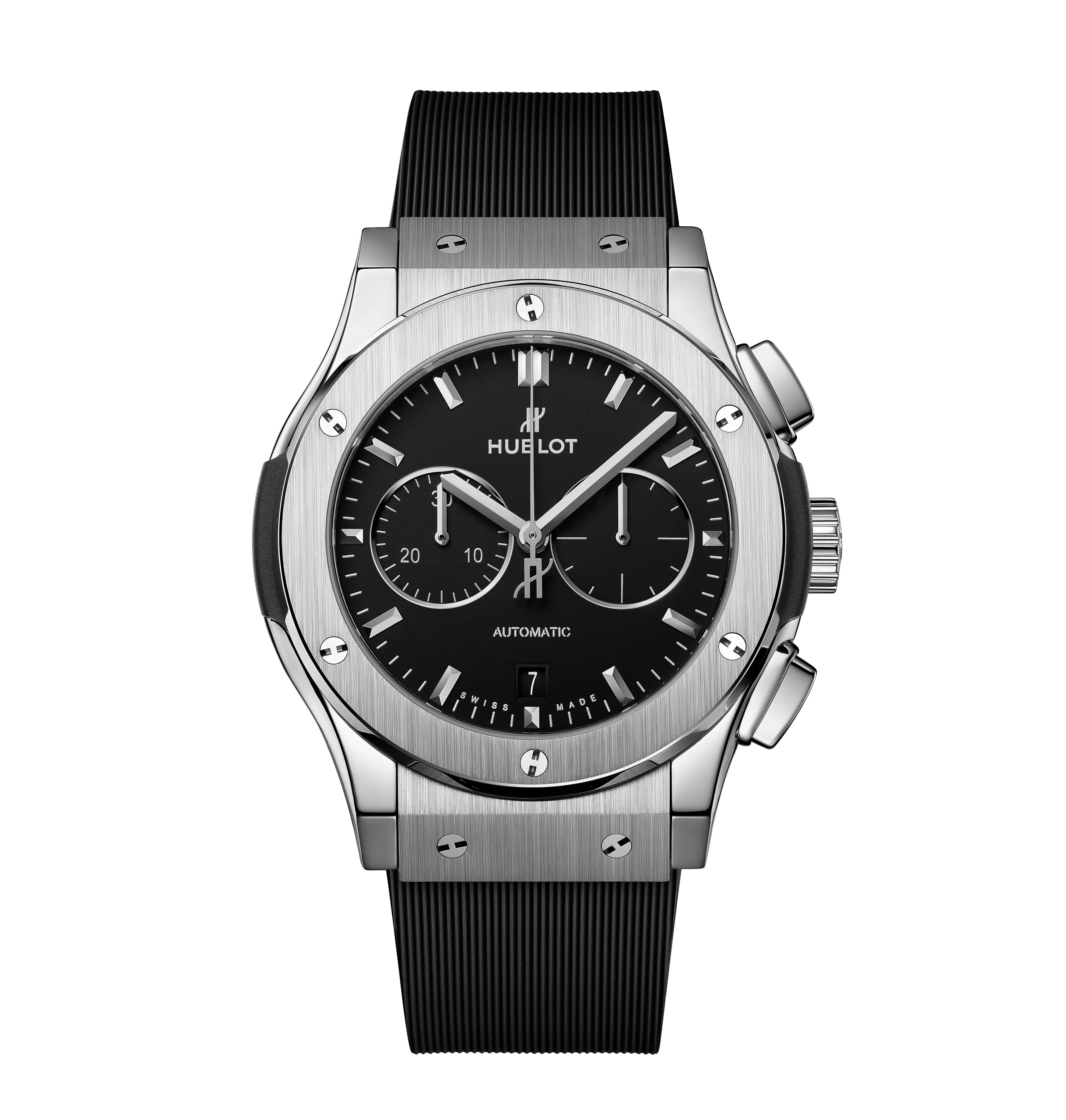 Hublot Classic Fusion Chronograph Titanium, 42mm with Rubber Strap