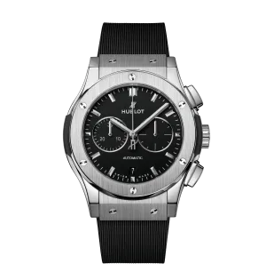 Hublot Classic Fusion Chronograph Titanium, 42mm with Rubber Strap