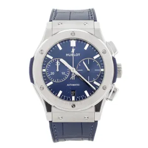 Hublot Classic Fusion Chronograph Titanium Blue 45mm  521.NX.7170.RX