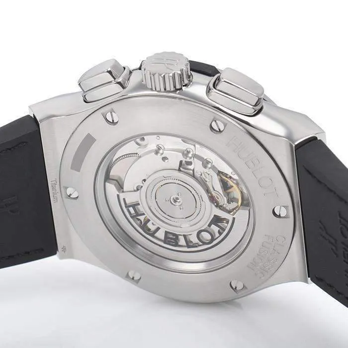 HUBLOT ClASSIC FUSION CHRONOGRAPH TITANIUM OPALIN 45 MM MEN WATCH 521.NX.2611.LR