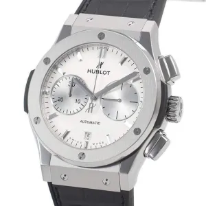 HUBLOT ClASSIC FUSION CHRONOGRAPH TITANIUM OPALIN 45 MM MEN WATCH 521.NX.2611.LR