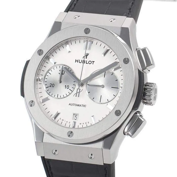 HUBLOT ClASSIC FUSION CHRONOGRAPH TITANIUM OPALIN 45 MM MEN WATCH 521.NX.2611.LR