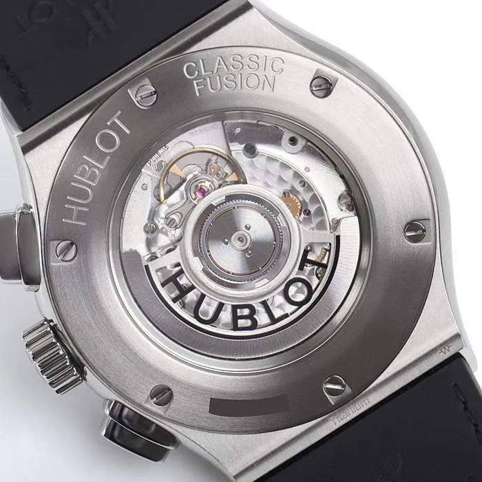 HUBLOT ClASSIC FUSION CHRONOGRAPH TITANIUM OPALIN 45 MM MEN WATCH 521.NX.2611.LR