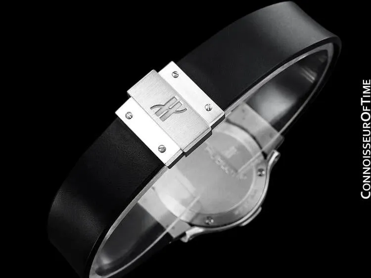 Hublot MDM Ladies Rubber Bracelet Watch - Stainless Steel