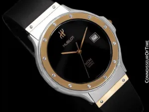 Hublot MDM Two-Tone Full Size Mens Watch - Stainless Steel & 18K Gold