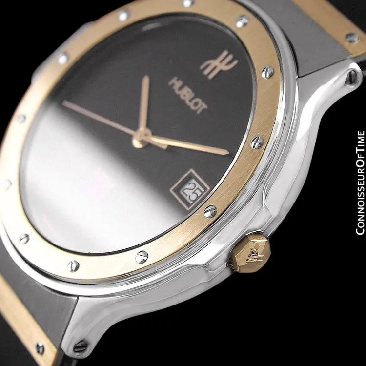 Hublot MDM Two-Tone Full Size Mens Watch - Stainless Steel & 18K Gold