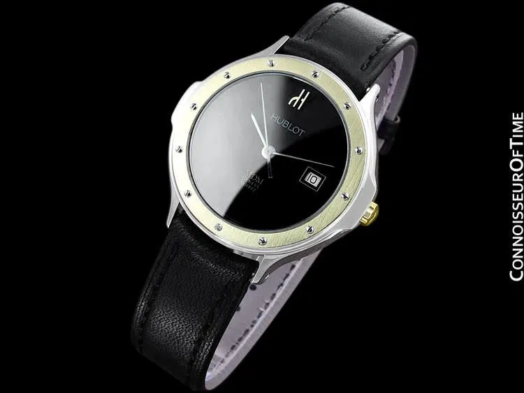 Hublot MDM Two-Tone Midsize Mens Watch - Stainless Steel & 18K Gold