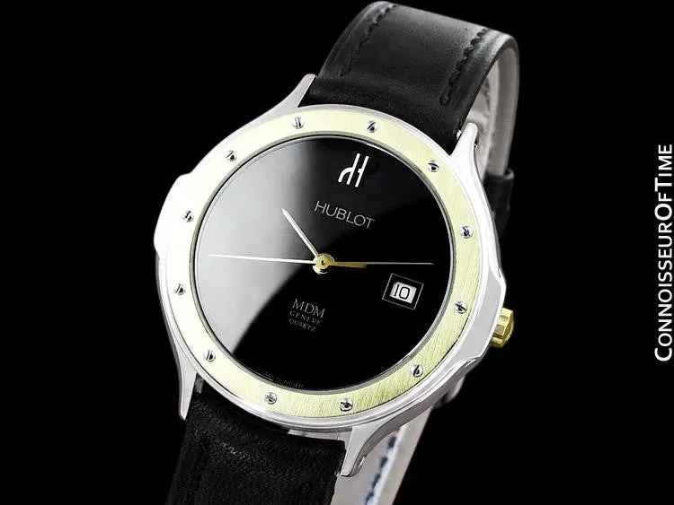 Hublot MDM Two-Tone Midsize Mens Watch - Stainless Steel & 18K Gold
