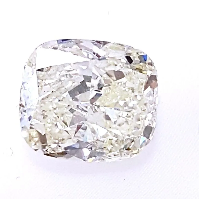 HUGE 10 CT Natural Loose Diamond M Color SI1 Clarity GIA Certified Cushion Cut