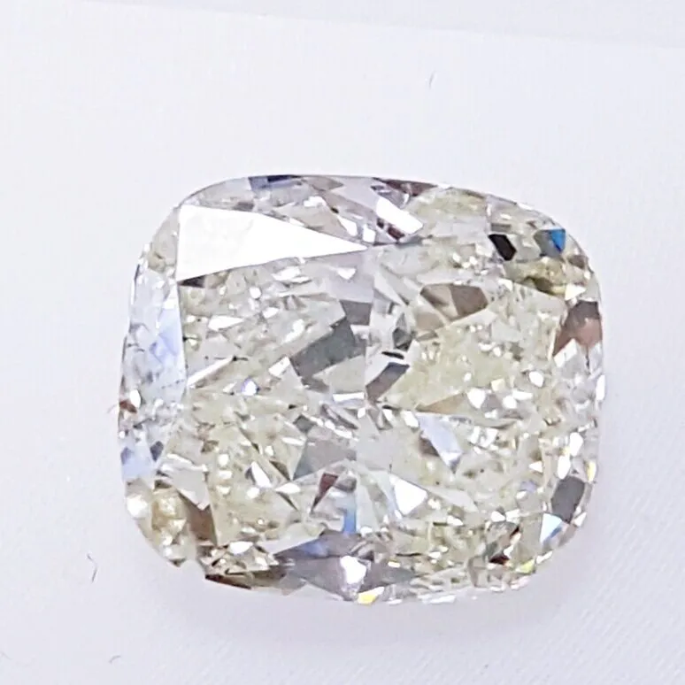 HUGE 10 CT Natural Loose Diamond M Color SI1 Clarity GIA Certified Cushion Cut