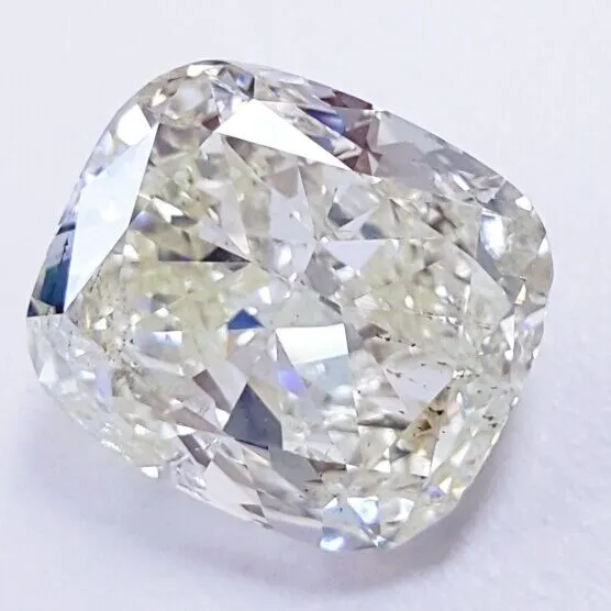 HUGE 10 CT Natural Loose Diamond M Color SI1 Clarity GIA Certified Cushion Cut