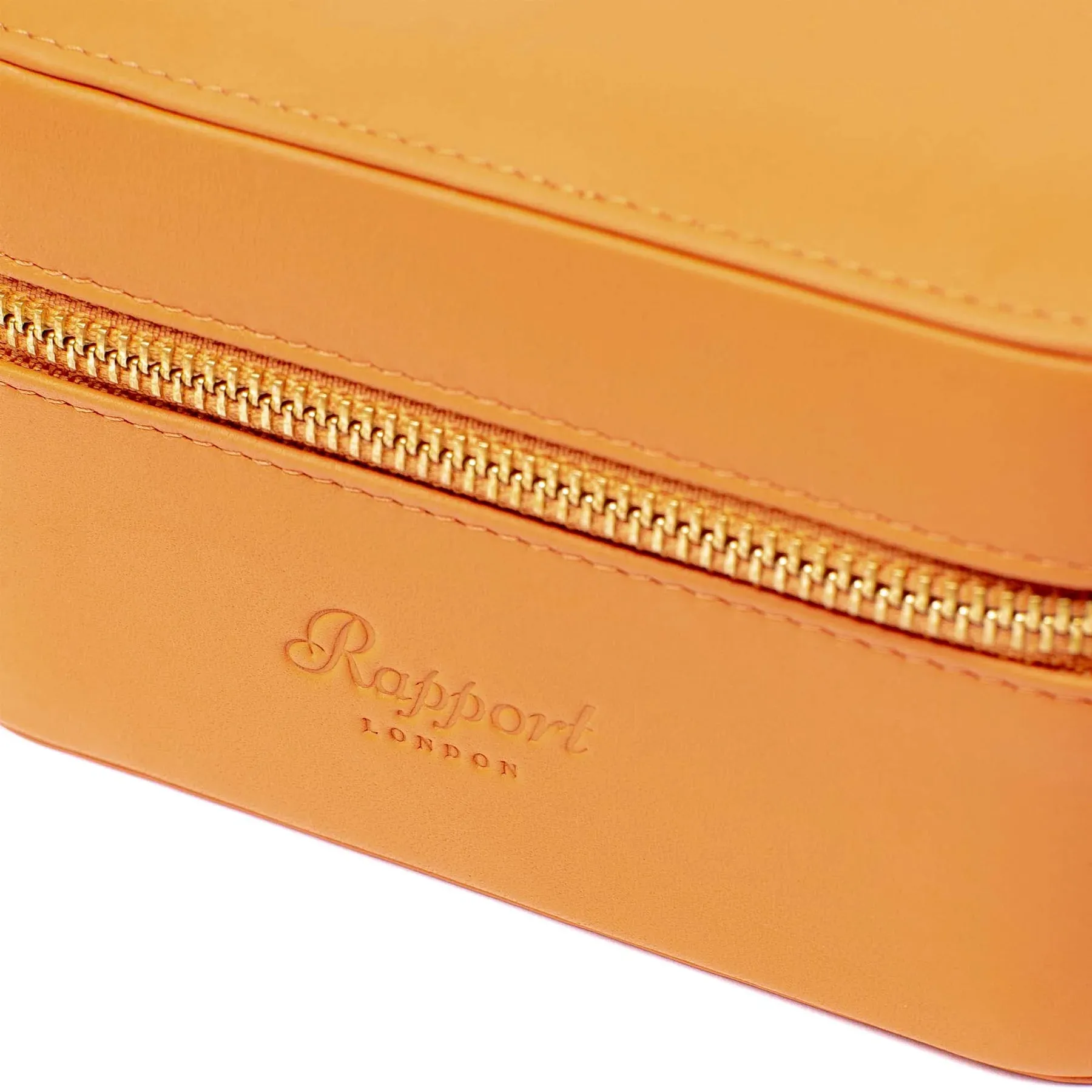 Hyde Park Four Watch Zip Case - Tan