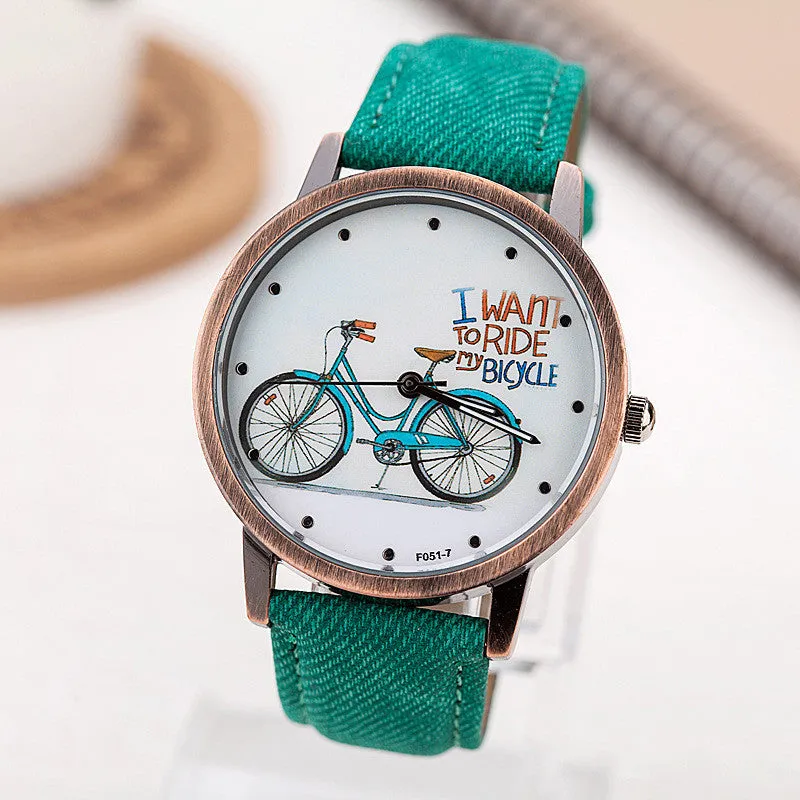 I Want To Ride My Bicycle WristWatch