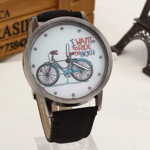 I Want To Ride My Bicycle WristWatch