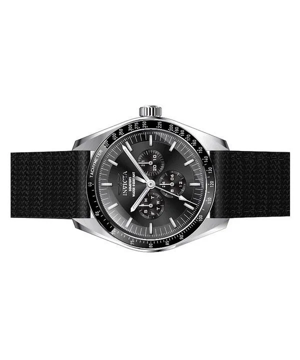 Invicta Specialty GMT Nylon Strap Black Dial Quartz 45970 Men's Watch