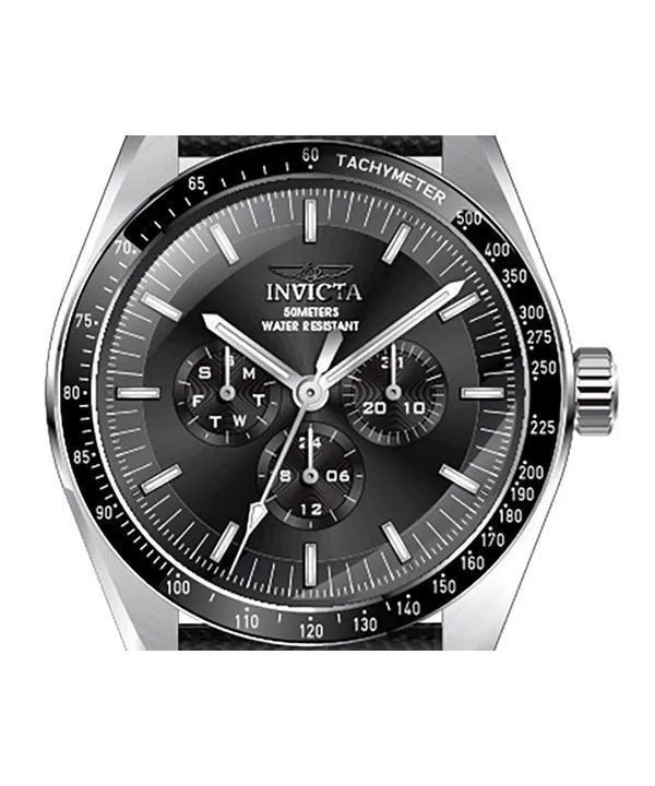 Invicta Specialty GMT Nylon Strap Black Dial Quartz 45970 Men's Watch
