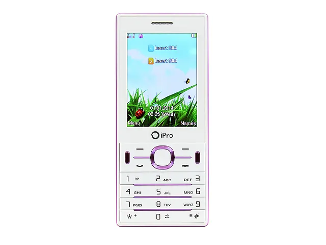 Ipro I3247 Telefono Celular Con Tv 2.4 Pulgadas Morado