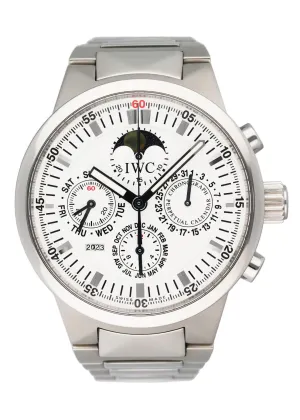 IWC GST Perpetual Calendar IW3756-19 White Dial Mens Watch With Box