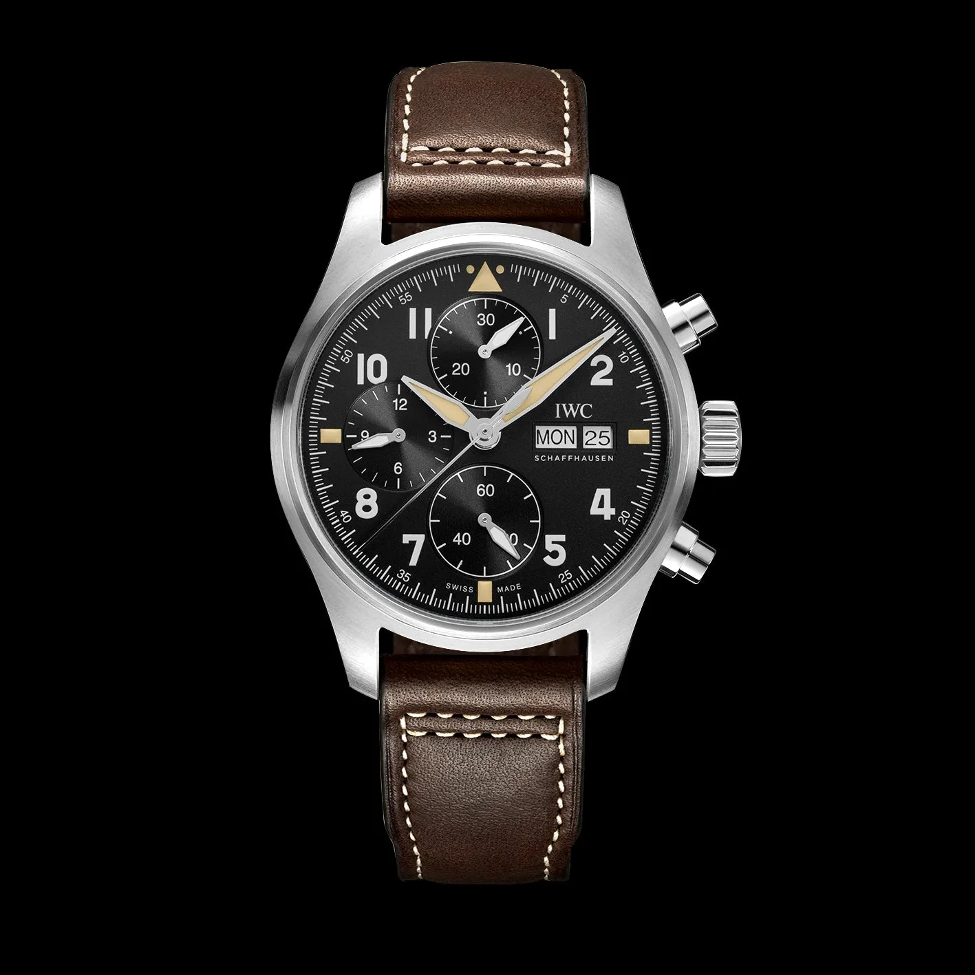 IWC Pilot’S Watch Chronograph Spitfire Watch, 41mm Black Dial, IW387903