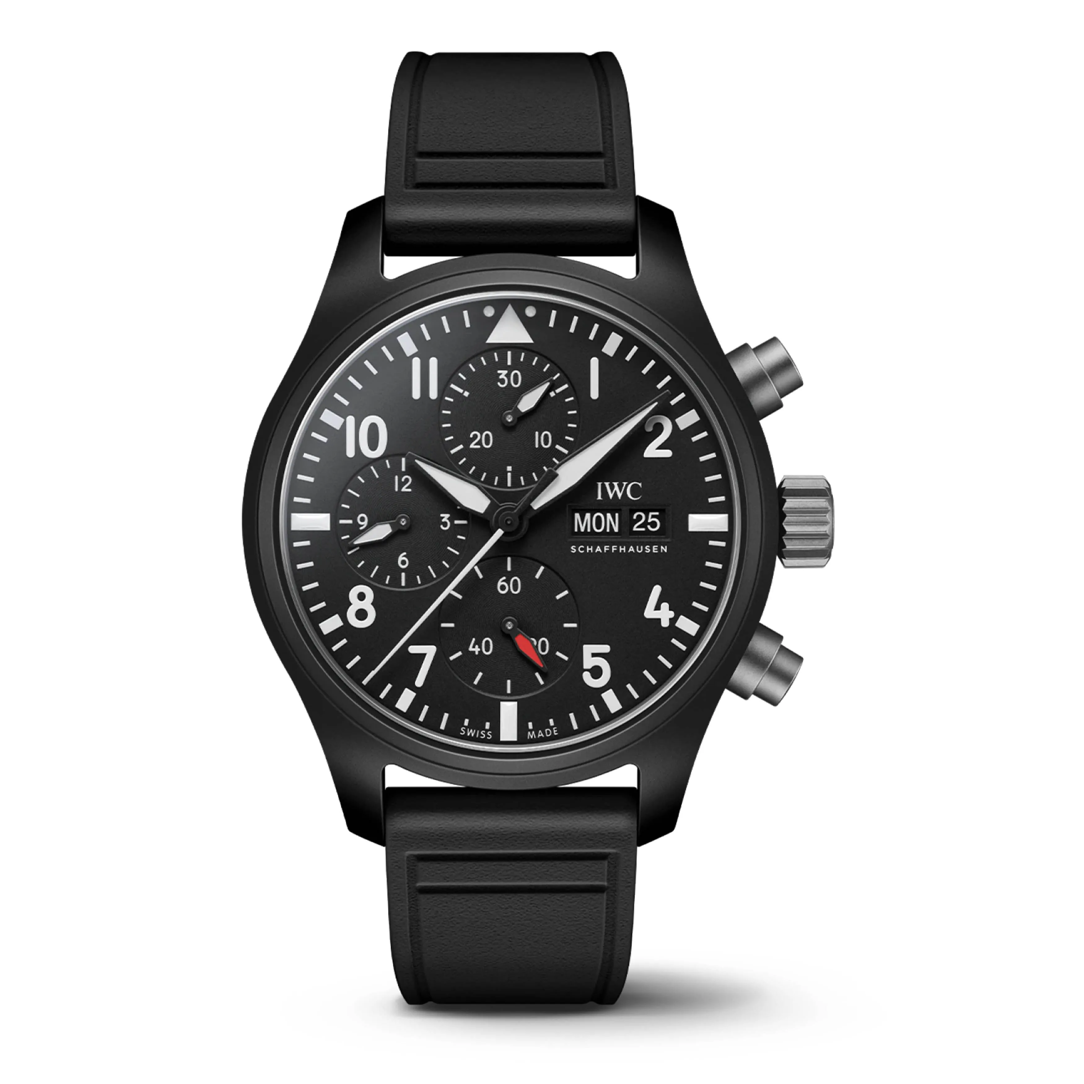 IWC PILOT’S WATCH CHRONOGRAPH TOP GUN WATCH, 41MM BLACK DIAL, IW389401