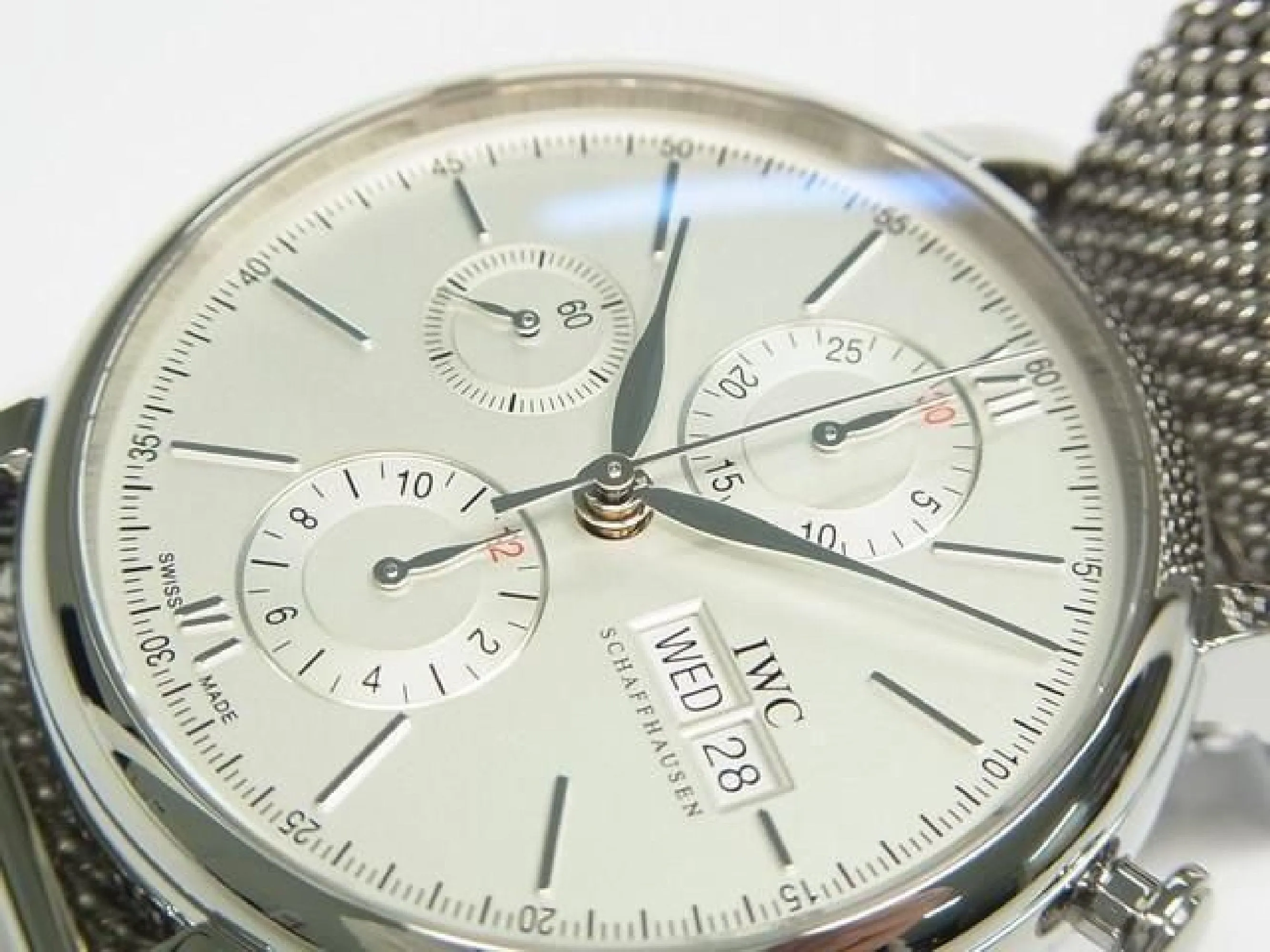 IWC Portofino Chronograph silver Bracelet Specification IW391009 Mens 185203446