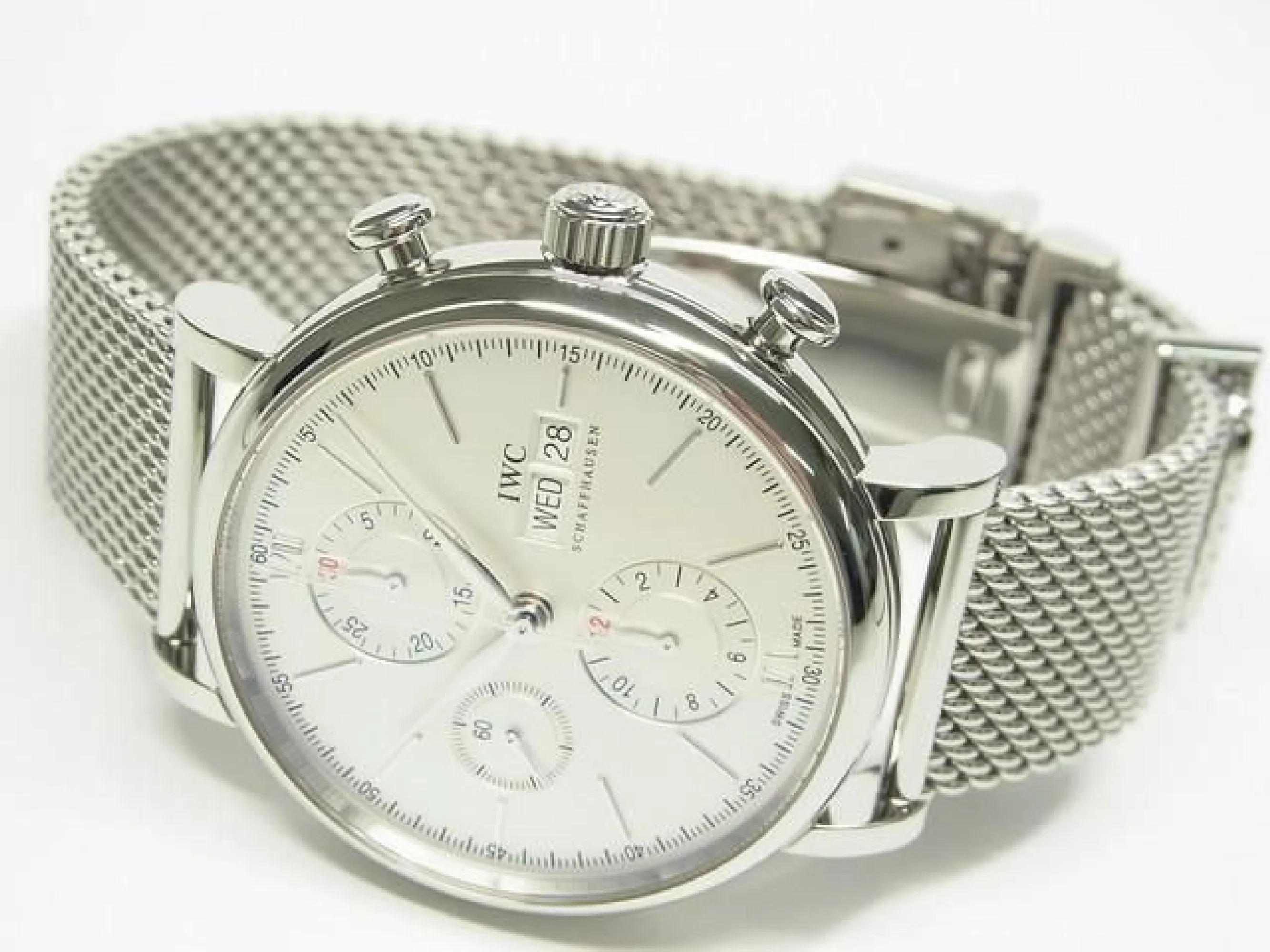 IWC Portofino Chronograph silver Bracelet Specification IW391009 Mens 185203446
