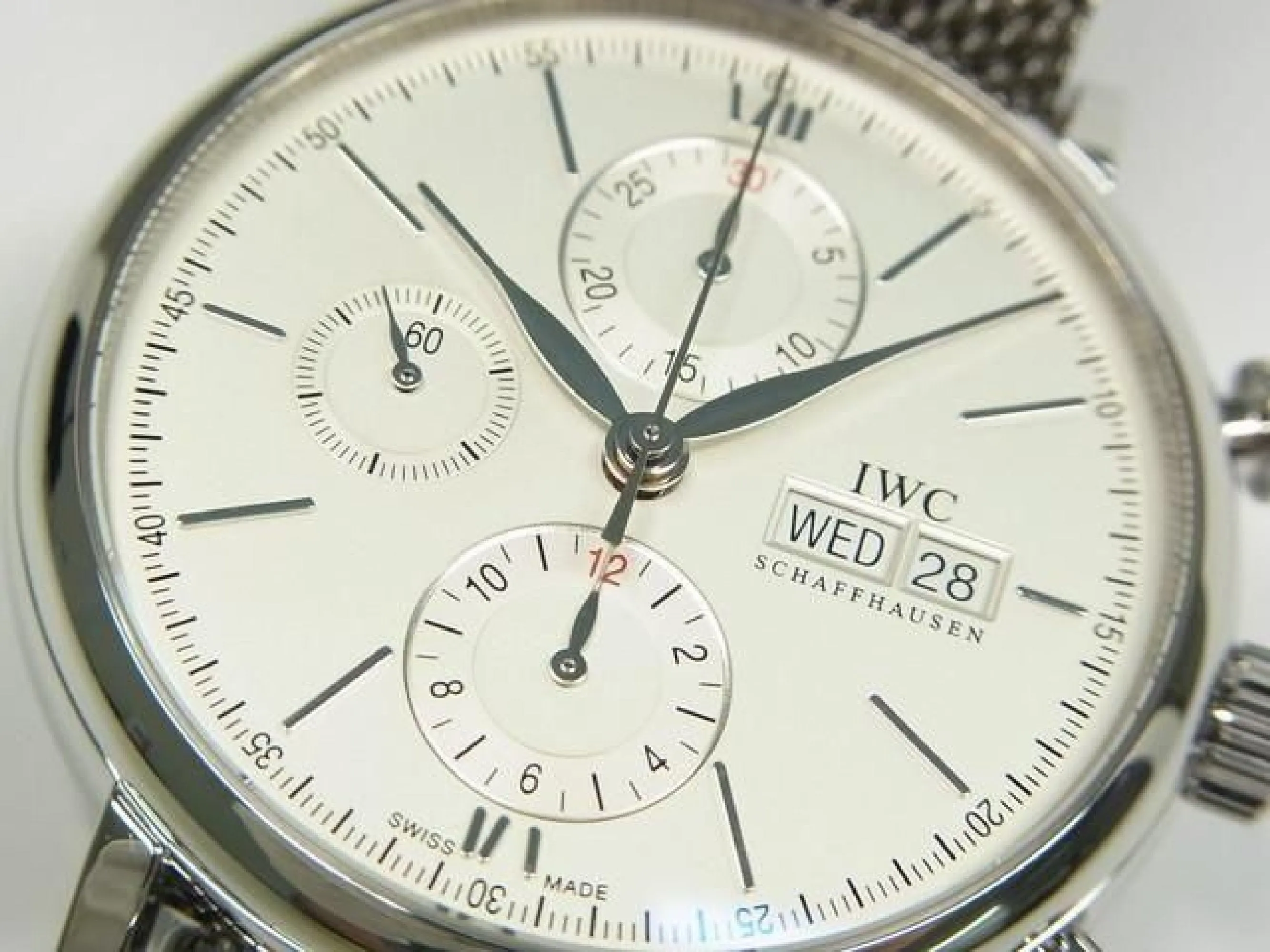 IWC Portofino Chronograph silver Bracelet Specification IW391009 Mens 185203446