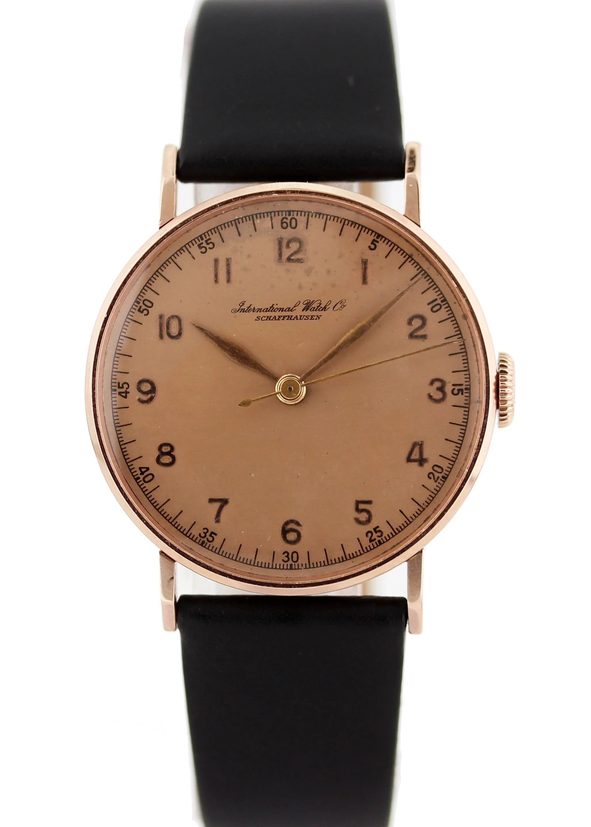 IWC Schaffhausen Vintage Rose Gold Mens Watch
