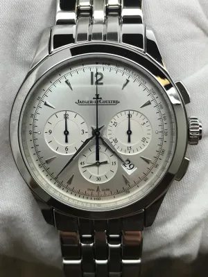 Jaeger-Lecoultre Master Chronograph Q1538120 Silver Dial Automatic Men's Watch