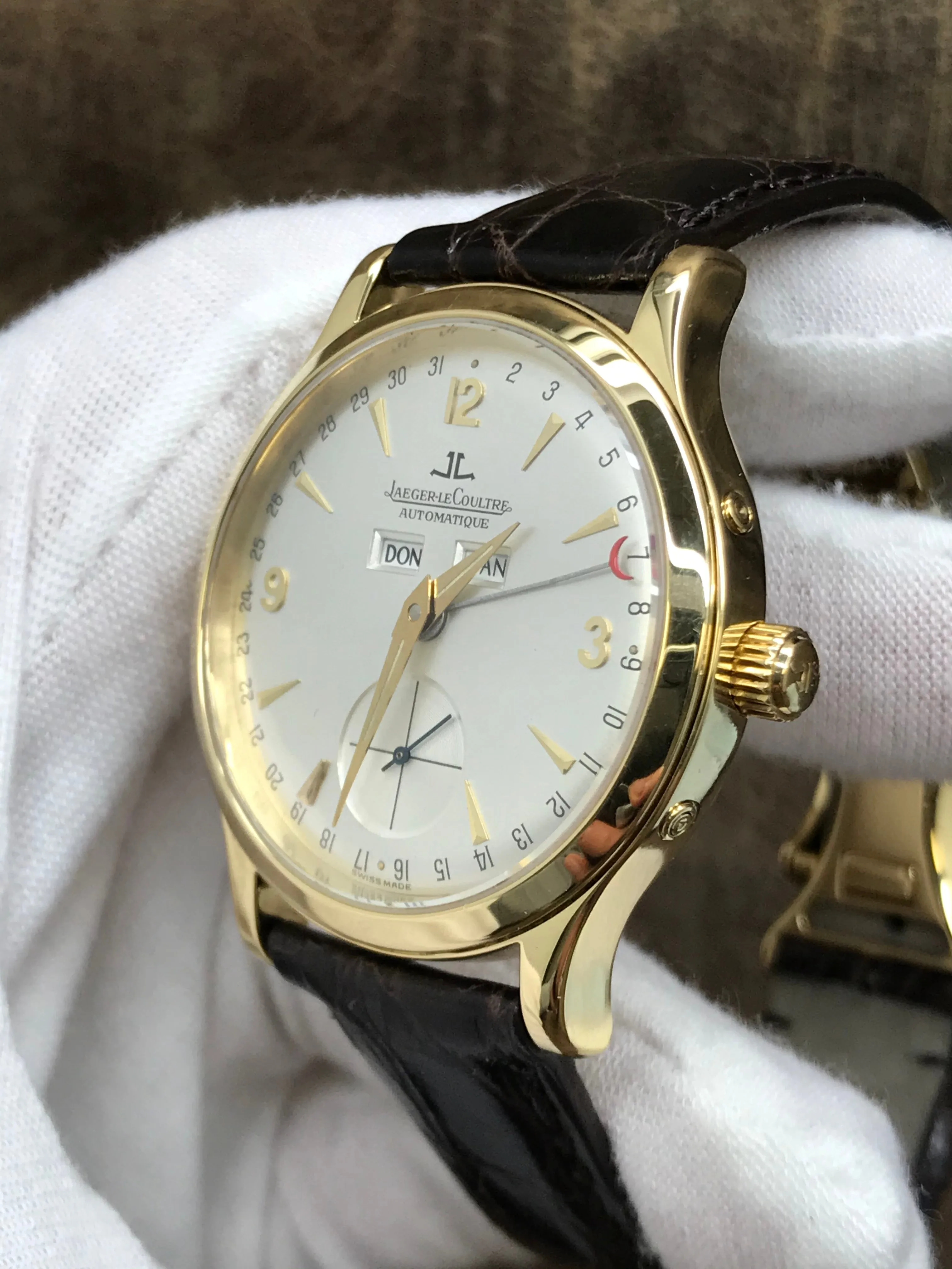 Jaeger-Lecoultre Master Date 140.1.87 Silver Dial Automatic Men's Watch