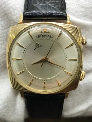 Jaeger-Lecoultre Memovox  2837 Silver Dial Manual winding Men's Watch
