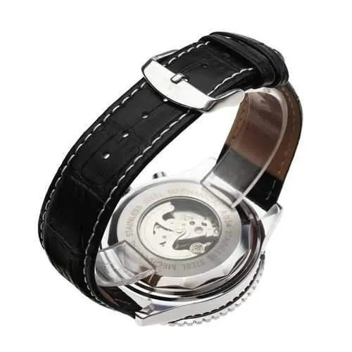 JARAGAR Automatic Mechanical Big Dial Multi Number Precise Watch