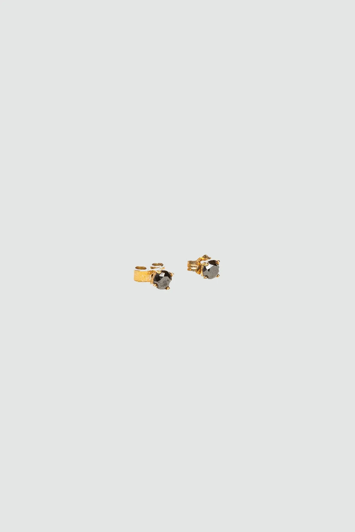 JOANNE FISKE | BLACK DIAMOND STUD EARRINGS