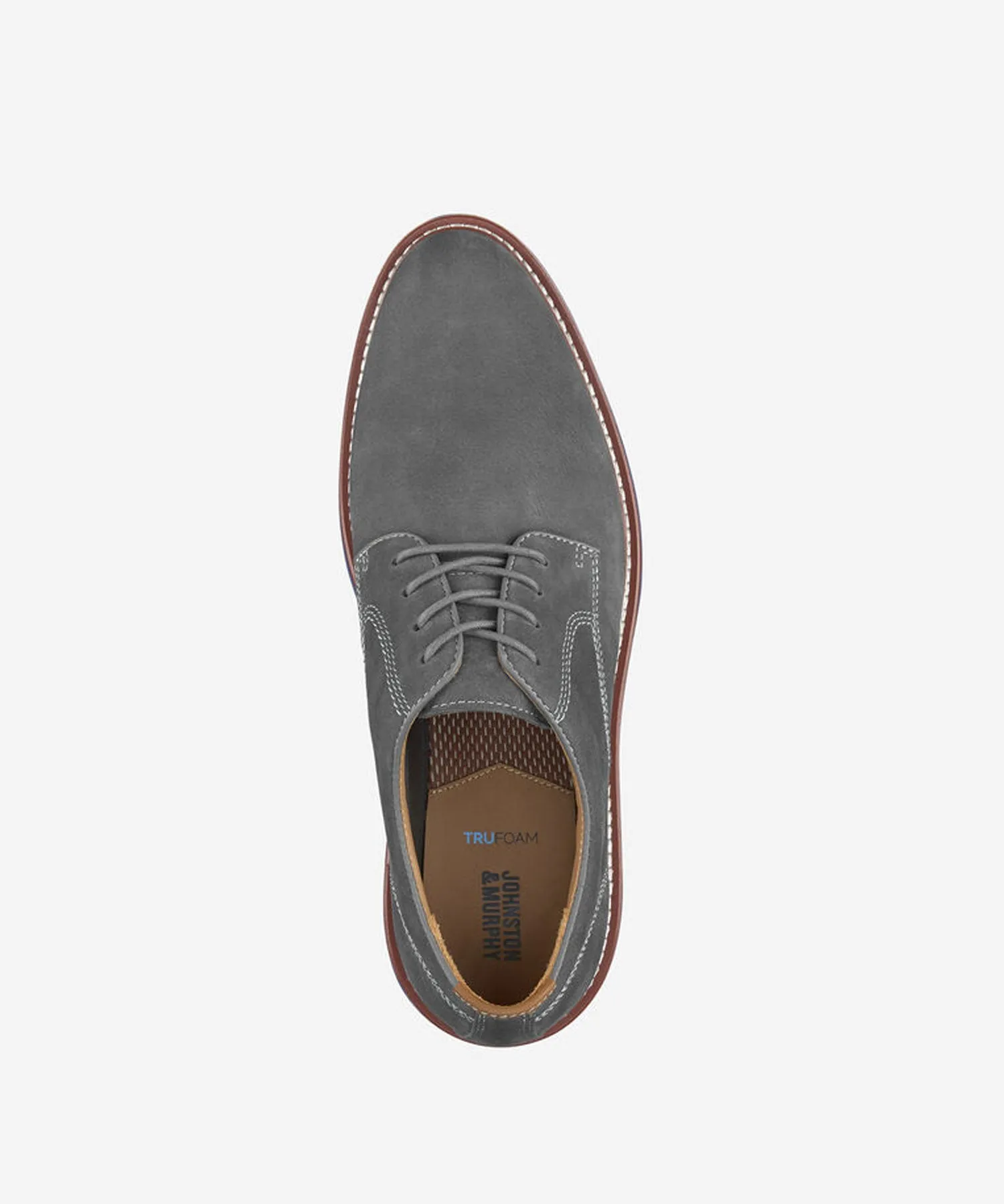 Johnston & Murphy Upton Plain Toe - Gray