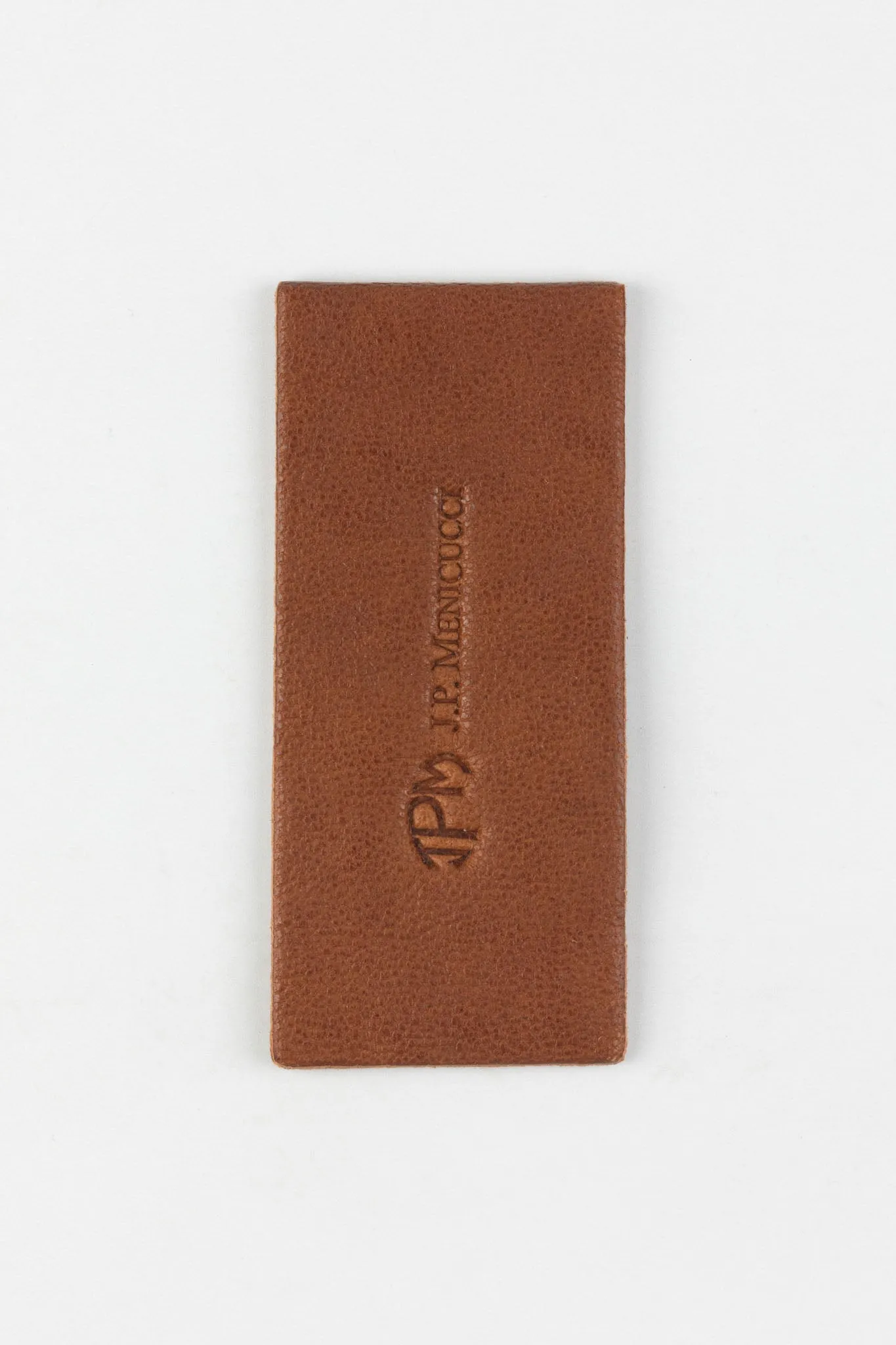 JPM Single Watch Leather Travel Pouch in Tan