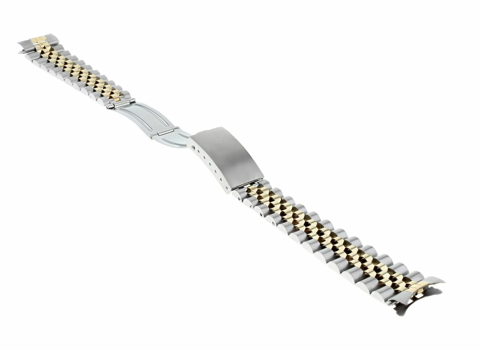 JUBILEE WATCH BAND FOR 31MM ROLEX MIDSIZE 67483 67480 67488 REAL GOLD 18K/S 17MM