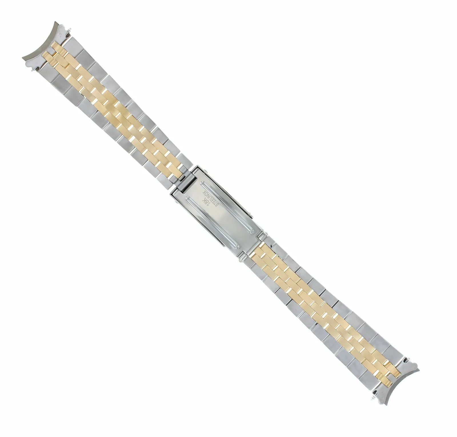 JUBILEE WATCH BAND FOR 31MM ROLEX MIDSIZE 67483 67480 67488 REAL GOLD 18K/S 17MM