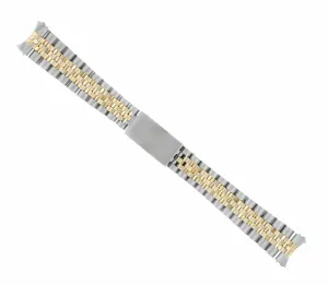 JUBILEE WATCH BAND FOR 31MM ROLEX MIDSIZE 67483 67480 67488 REAL GOLD 18K/S 17MM