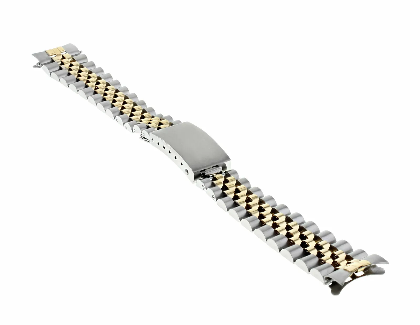 JUBILEE WATCH BAND FOR 31MM ROLEX MIDSIZE 67483 67480 67488 REAL GOLD 18K/S 17MM