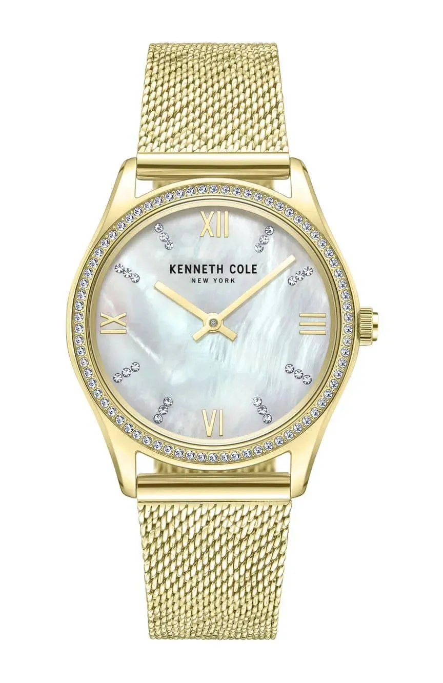 Kenneth Cole New York 34mm Classic MOP Dial Women's Watch KCWLG0048303